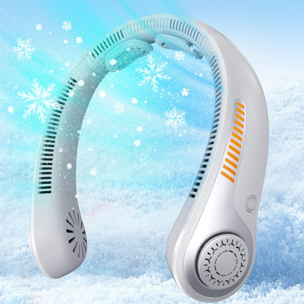 Ventilador de cuello JMOSTRG portátil recargable personal de 5 velocidades