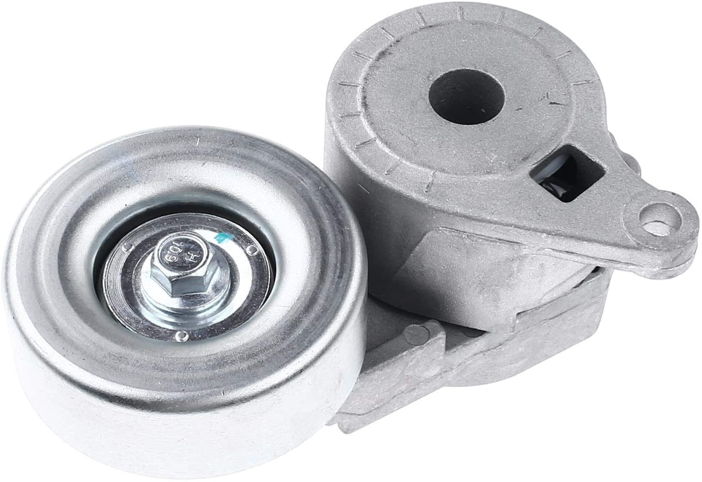 A-Premium Serpentine Belt Tensioner Assembly with Idler Pulley Compatible with Mitsubishi Eclipse 2006-2012 Galant 2004-2012 Lancer 2003-2006 Outlander 2003-2006 