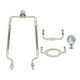 thumbnail image 4 of Accesorios de iluminación de soporte de arpa de pantalla de lámpara desmontable para luz de piso Plata Zulema arpa de lámpara, 4 of 7
