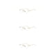 thumbnail image 3 of Jumpingount Gafas sin marco Forma ovalada Metal Hombres Mujeres Anti Blue Light Gafas Gafas Sin prescripción Gafas para Type4 NO4, 3 of 6