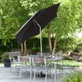 thumbnail image 4 of Heininger Holdings, LLC Push Up Aluminum Market 8.5-foot Patio Umbrella Adjustable Height, 4 of 11