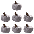 thumbnail image 1 of Cosecha Calabaza Ganchillo Calabazas Punto Otoño para Bodas (gris), 1 of 4