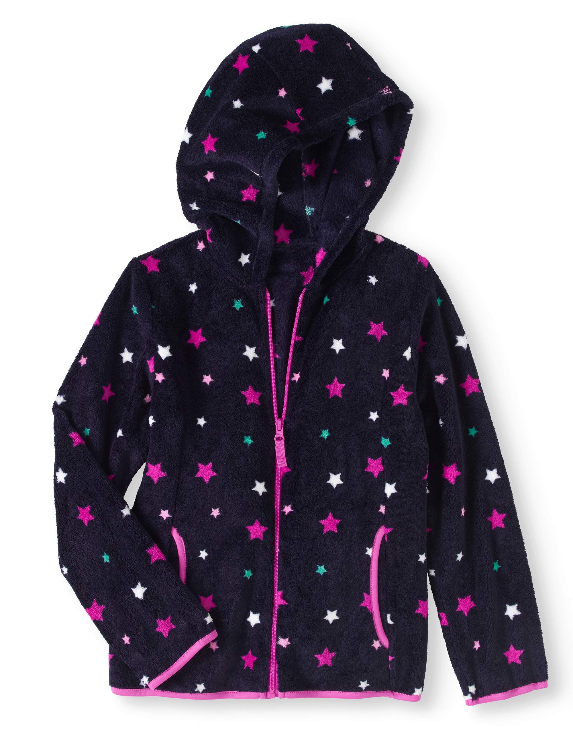 girls plush hoodie
