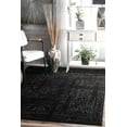 thumbnail image 1 of nuLOOM Arlena Vintage Area Rug, 4' Round, Black, 1 of 1