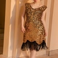 thumbnail image 4 of Robe Sans Manches Vintage à Paillettes pour Soirée Cocktail, 4 of 7
