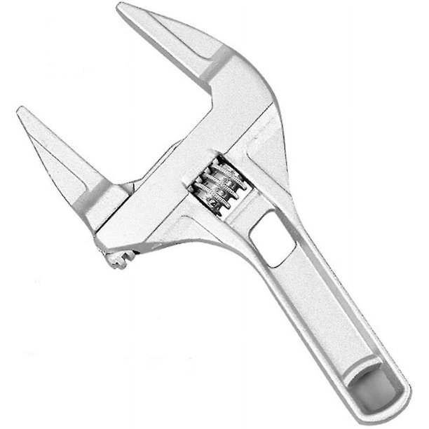 Llave ajustable de gran apertura, herramienta manual de fontanero, mandíbula ancha, vástago de aleación de aluminio de 16-68mm