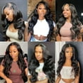 thumbnail image 7 of Body Wave Bundles Peruvian Human Hair Double Weft Bundles 1/3 Human Hair Bundles Natural Color 8-30Inch Virgin Human Hair Extensions, 7 of 7