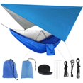 thumbnail image 1 of Hamaca de camping con mosquitera de nailon, doble, impermeable, ligera, portátil para senderismo, pesca, 1 of 5