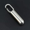 thumbnail image 4 of kurtrusly Mini Pill Box Portable Pill Organizer Tablet Container for Camping Travel Silver L 1 Pc, 4 of 6