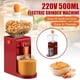 thumbnail image 5 of Máquina para hacer mantequilla de maní, mecanismo de molienda eléctrico, procesador de alimentos de 500 ml con base antideslizante, entrada de reloj de arena de 110 V-220 V para cocina casera, 5 of 8