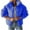 Blue, variant on Women's Quilted Puffer Jackets Lightweight Winter Warm Stand Collar Zip Up Jacket Long Sleeve Baggy Short Padded Down Coats
