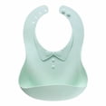 thumbnail image 1 of Babero de alimentación de silicona para bebés ajustables ancho con babero de silicona - Color Sunnimix  Babero de silicona para niños, 1 of 8