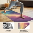 thumbnail image 4 of Colorful Tie Dye Nebula Pattern Hot Yoga Mat Towel Non Slip for Hot Yoga - Quick-Drying Yoga Mat Cover with 4 Corner Pockets with Travel Bag - Hot Yoga Towel Non Slip 74"x26", 4 of 6