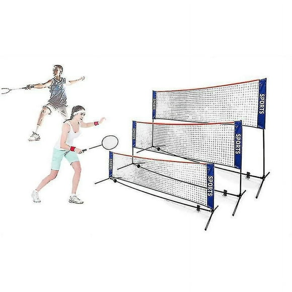 Lishi Portable Foldable Tennis and Badminton Net - 4m, 5m, 6m