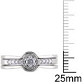 thumbnail image 5 of Everly Women's Diamond Sterling Silver Bridal Set, 5 of 6