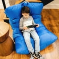 thumbnail image 5 of Big Joe Roma Adult Bean Bag Chair, Sapphire Smartmax, Durable Polyester Nylon Blend, 3 feet, 5 of 10