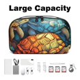 thumbnail image 3 of Turtle Cable Organizer Waterproof Oxford Cloth Travel Case, PC Case, Cable Organizer Bag, Cable Organizer Desk, Electronic Digital Products Storage Case 5.9x9.44x3.14 in, 3 of 6
