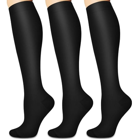 DNAKEN (8 pairs) Compression Socks for Women & Men Circulationis Best Support for Athletic Running,Hiking,Nursing compression socks for women compression socks men