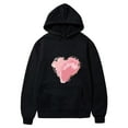 thumbnail image 5 of Enjoytime Women's Sweatshirts Plus Size Crewneck Heart Graphic Print Casual Tops with Pockets Pullover Winter Fall Warm Comfy Womens Casual Tops, 5 of 5