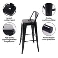 thumbnail image 2 of Modern Dining chairs, Black Dining Room Chairs, Industrial Bar Stools for Kitchen Dining Room., 2 of 6