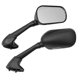 thumbnail image 1 of Cherk 1 Pair Motorcycle Scooter E-bike Black Rear View Mirrors Back Side Mirror For Yamaha Yzf R6s 2006 R6s 2007 2008 2009, 1 of 5