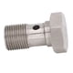 thumbnail image 4 of Accesorios de perno Banjo M12x1.0, rosca métrica, adaptador de extremo de manguera de freno de un solo orificio con arandelas para líneas de embrague de freno, alimentación de aceite Turbo Jadeshay A, 4 of 8