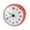 Red, variant on Tebru Waterproof Clock,Wall Clock,Waterproof Suction Wall Window Mirror Bath Shower Clock Bathroom Accessories