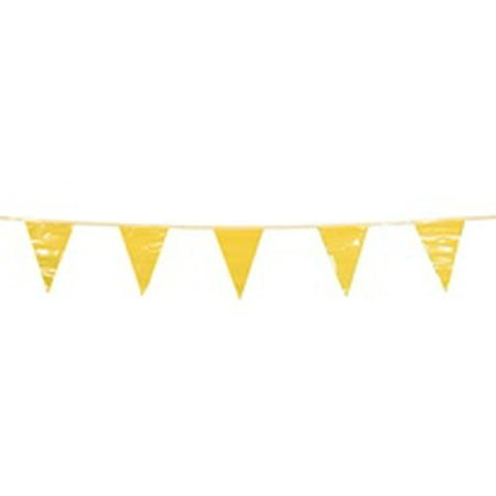 

Cortina Safety Vinyl Pennant 100 feet Yellow 40/case (Case)