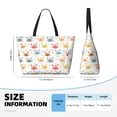thumbnail image 4 of Easygdp Colorful Crabs Bolsa de Viaje de Playa de Gran Capacidad, Bolsa Tote Perfecta para la Playa, Escapadas de Fin de Semana y Viajes, 4 of 7