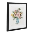 thumbnail image 3 of Stupell Industries Summer Chinoiserie Bouquet Black Framed Print Under Glass design by Carol Robinson, 16 x 16, 3 of 10