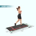 thumbnail image 2 of 2-in-1 Under Desk Treadmill Walking Pad 2.5HP Walking Jogging Running Machine for Home/Office Use,Green, 2 of 7