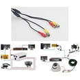 thumbnail image 2 of 98Ft. White, Pre-made All-in-one BNC Video and Power Cable Wire with Connector DC 2.1mm for CCTV Surveillance Security Camera, 2 of 2