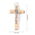 thumbnail image 5 of Whoamigo Handmade Wood Cross, Jesus Crucifix Wall Decoration for Religious Jewelry Pendant Making, Prayer Hand Holding, 5 of 12