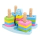 thumbnail image 1 of Bloques apiladores geométricos de clasificación de formas de madera Montessori, juguetes educativos sensoriales Búho, 1 of 9