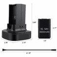 thumbnail image 3 of E ERSY Battery Charger Sets Compatible with Xbox 360 Batteries,  3600mAh Rechargeable Batteries Compatible with Xbox 360 Batteries, 3 of 4