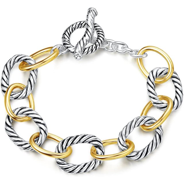 Pulsera Joyería Cable Cordón Vintage Regalo de Navidad para el Día de San Valentín