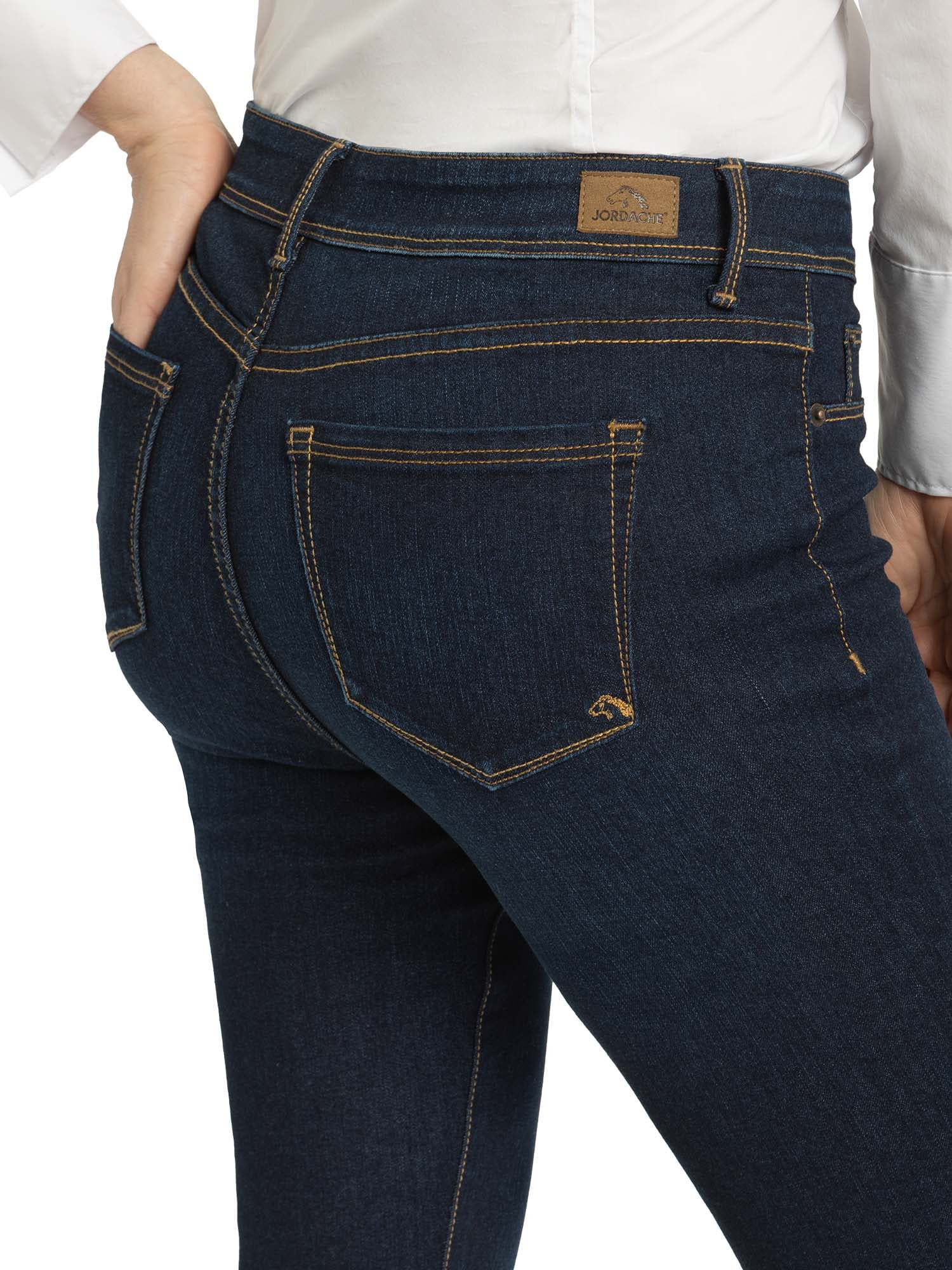 Jordache Women's and Women's Plus Essential High Rise Super Skinny Jean, Available in 28", 30" Inseams, Sizes 2-22