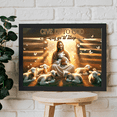 thumbnail image 3 of Lotusprinthandmade Lamb Give It To God And Go To Sleep Canvas 1.5in 12" x 8", Christian Wall Art, jesus canvas, canvas jesus wall art, jesus christ canvas, jesus wall art canvas, 3 of 5