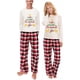 thumbnail image 2 of Pijama navideño a juego para pareja, ropa de dormir blanca, todo lo que quiero para Navidad, 2 of 4