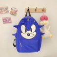 thumbnail image 3 of Mochila de peluche de dibujos animados de Sonic The Hedgehog, mochila de nailon de gran capacidad para modelado de Knuckles The Echidna para niños, 3 of 4