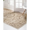 thumbnail image 3 of Rugs.com Eden Collection Rug – 4' x 6' Beige Medium Rug Perfect For Entryways, Kitchens, Breakfast Nooks, Accent Pieces, 3 of 9
