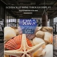 thumbnail image 3 of High Precision Body Weight Scale Smart Bathroom Scales with Large LCD Display(400lbs),Decorative for Bedroom-Various Seashells And Starfish On The Sand, 3 of 4