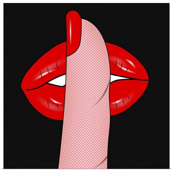 Great BIG Canvas | Rolled Mark Ashkenazi Poster Print entitled Shush