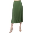thumbnail image 1 of Falda plisada verde, 1 of 5