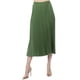 thumbnail image 1 of Falda plisada verde AMAD Casual para mujer Talla L, 1 of 5