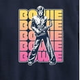 thumbnail image 3 of David Bowie - Bowie Stacked - Toddler & Youth Crewneck Fleece Sweatshirt, 3 of 5