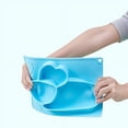 thumbnail image 3 of Mantel individual antideslizante, manteles individuales reutilizables para bebés y niños, silicona de grado alimenticio, sin BPA, fácil de limpiar, resistente al calor, superficie antiadherente,, 3 of 5