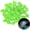 Green, variant on Colorful Glow-in-the-Dark Garden, Glow At Night Pebbles for Outdoor Fish Tank Rocks Aquarium Gravel Luminous Stones
