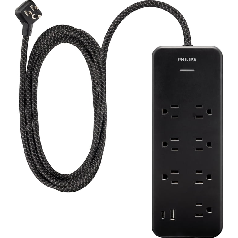 Philips 7-Outlet Surge Protector Power Strip with USB photo 7
