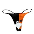 thumbnail image 3 of WILLBEST Seamless Underwear for Women Boyshorts Womens cotton Underpants Fashion Comfort cotton Pattern cotton Panties Low Rise Soft cotton T Back G String Panties, 3 of 4